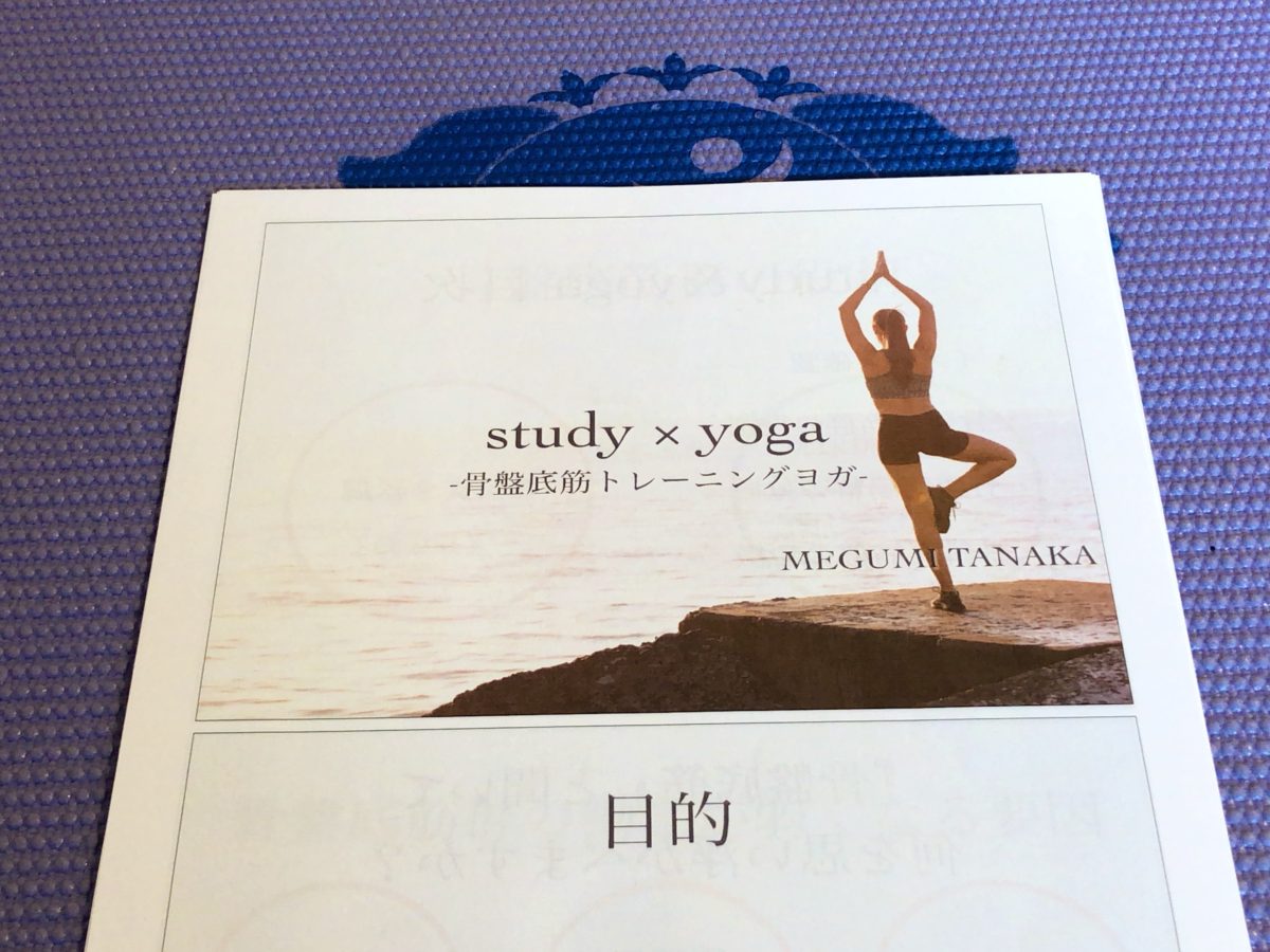 【study & yoga】理学療法士と学ぶ骨盤底筋群の様子 2020.2.29